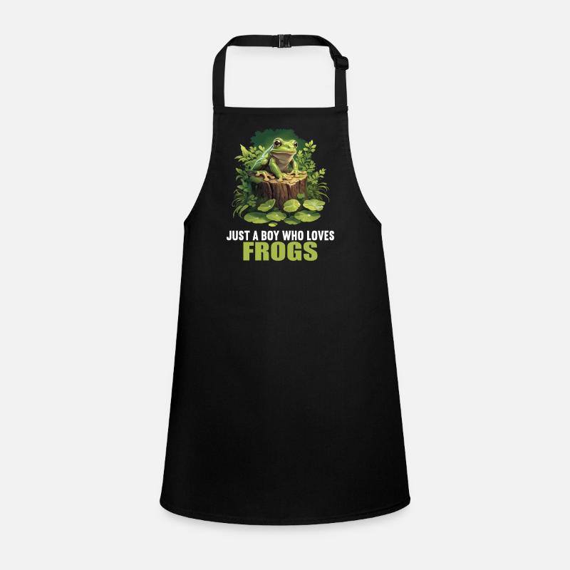 Frosch Frösche Schürze für Kinder