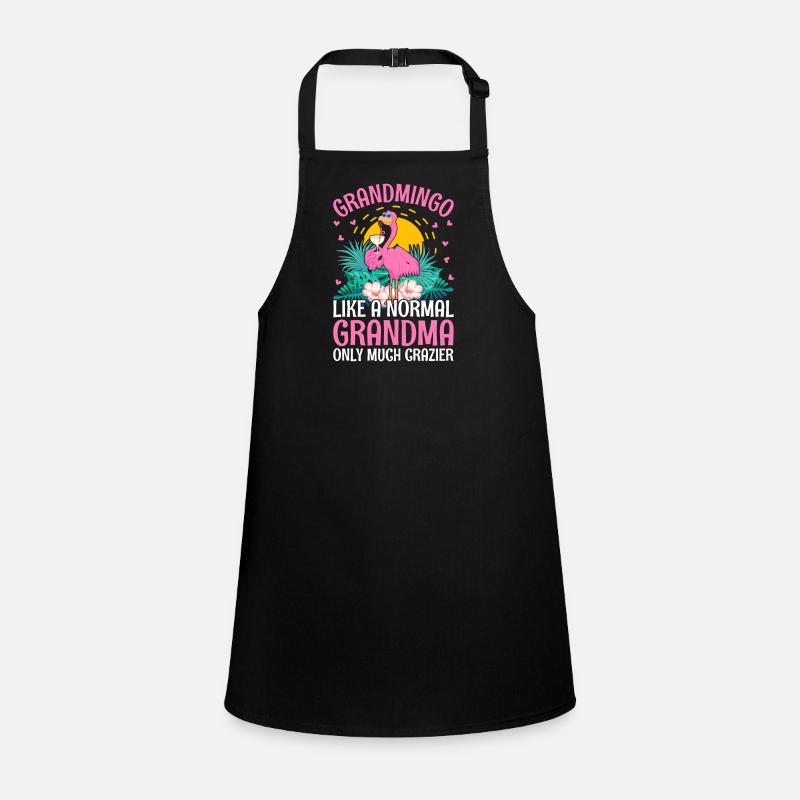 Flamingo Grand-mère Flamingo Tablier Enfant