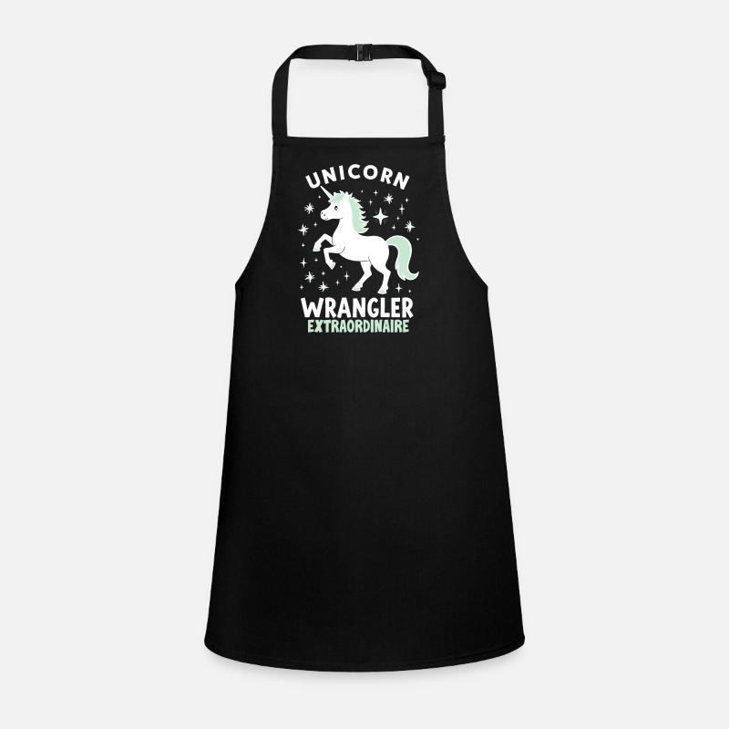 Unicorn breeder funny magical creature and Children's Apron