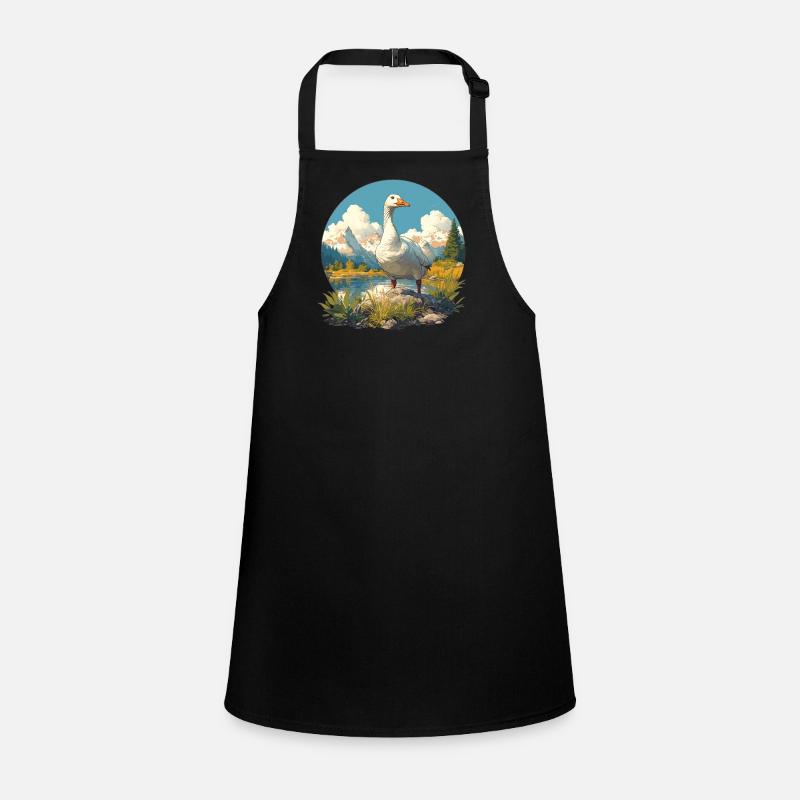 geese goose Children's Apron