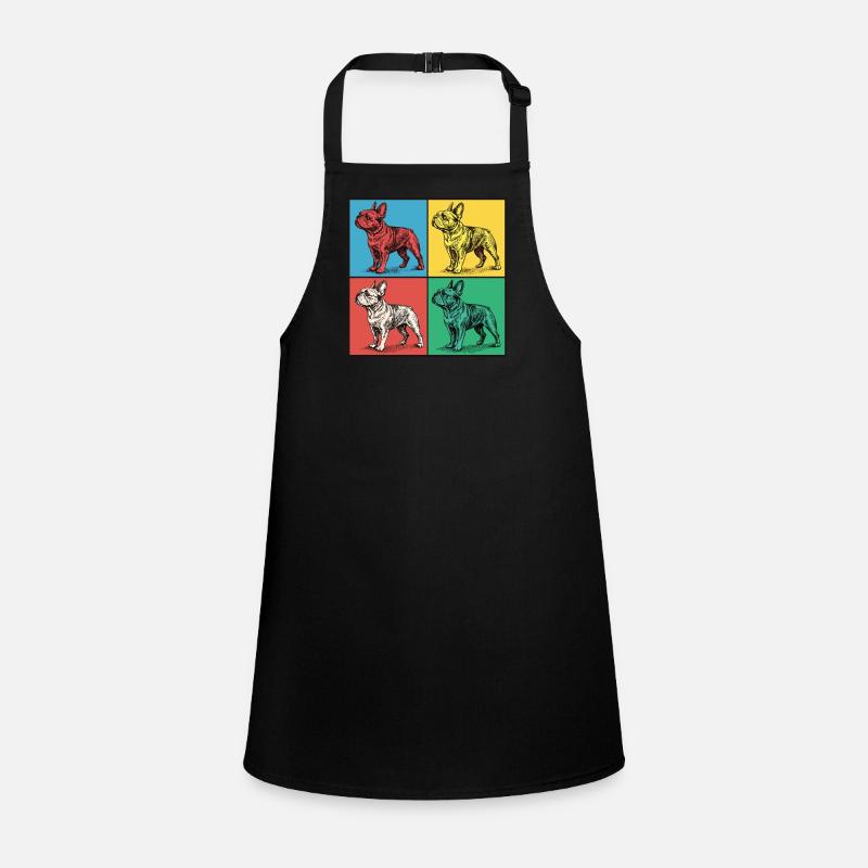 Bouledogue français Pop Art Design Tablier Enfant