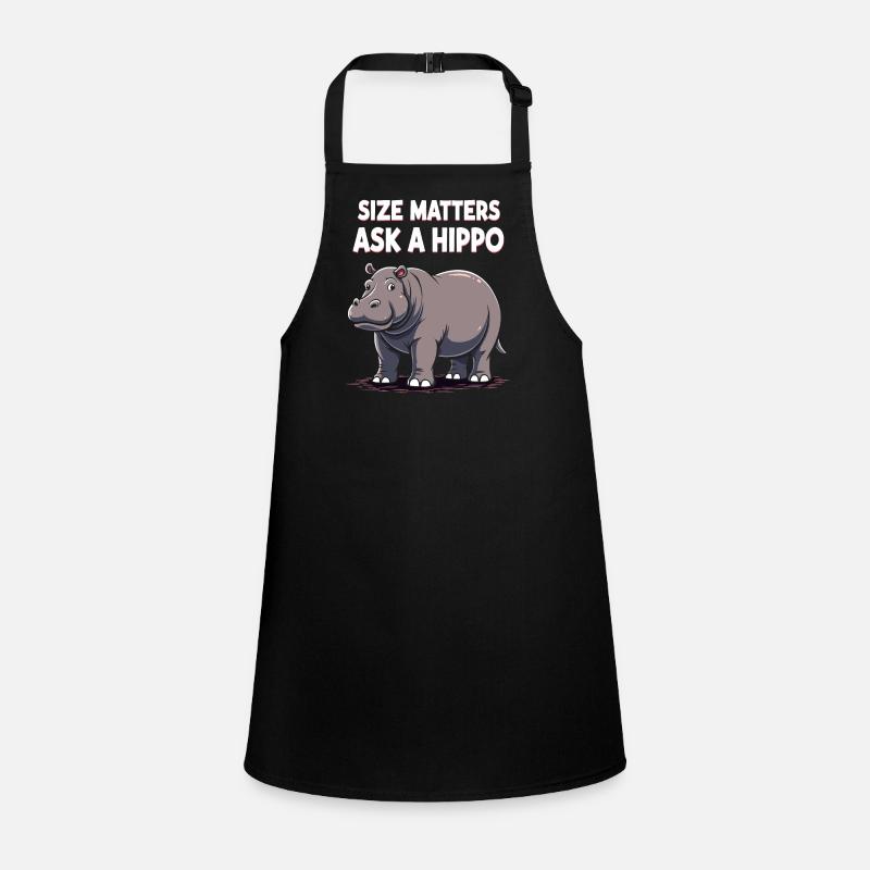 Hippo humor, Sarcastic quotes, Funny Children's Apron