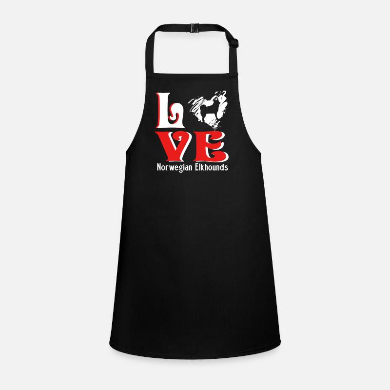 Love Norwegian Elkhound Children's Apron