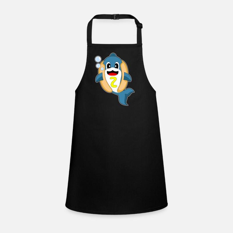 Dolphin Hot Dog Children's Apron