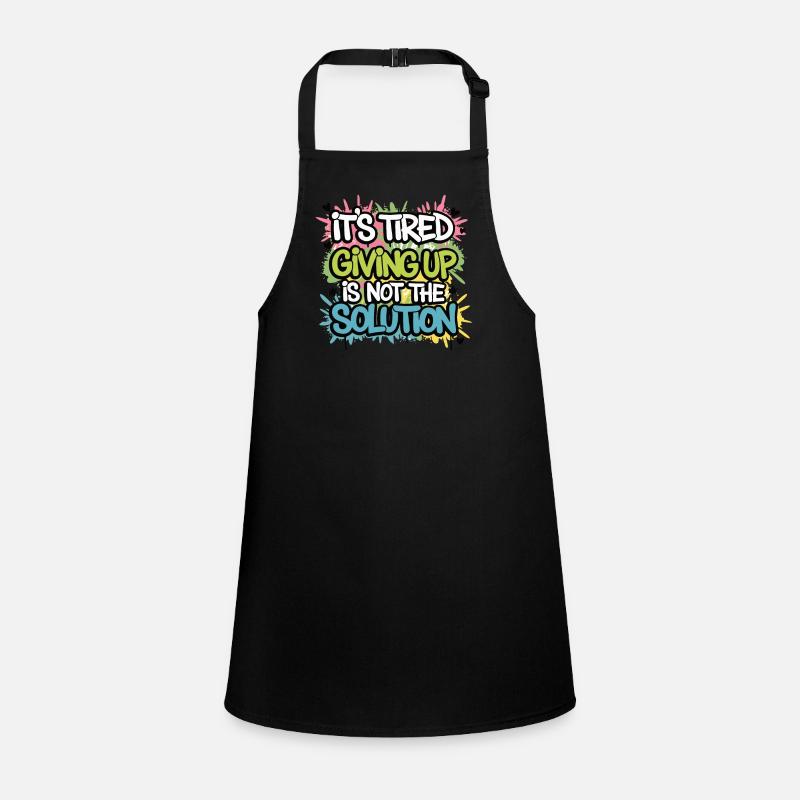 NEVER QUIT Children's Apron