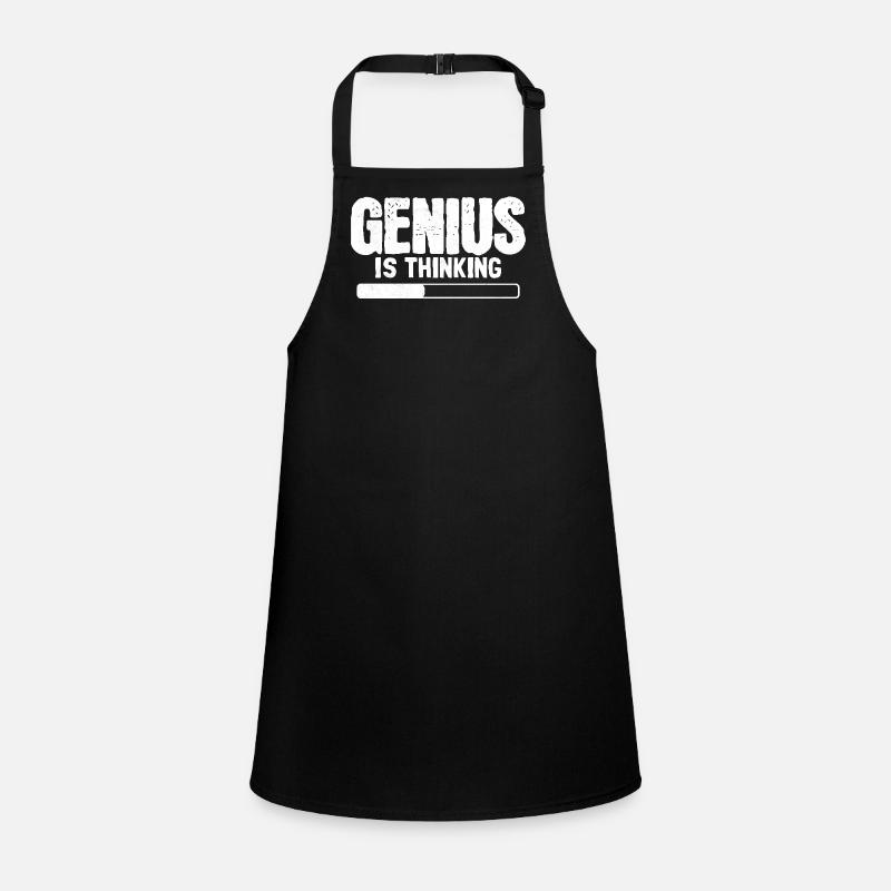 Genius Is Thinking Funny Smart Clever Nerd Children's Apron