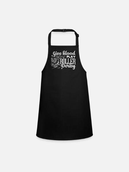 Roller Derby Play Roller Derby - Children's Apron - black - Front