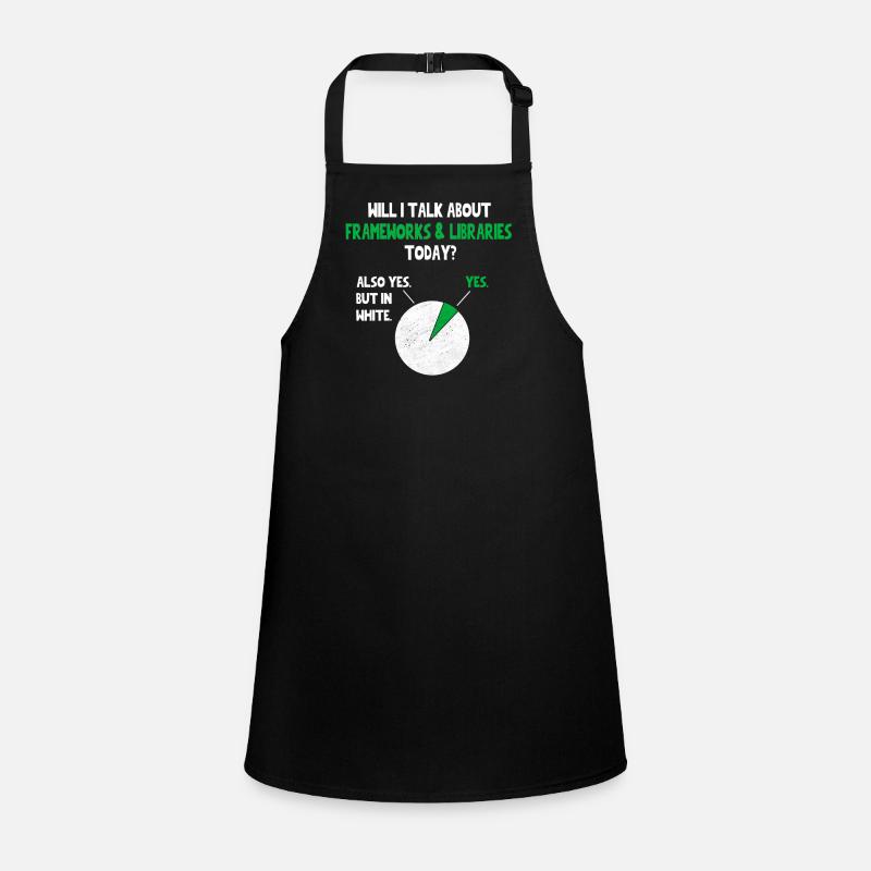 Coder Programmer Will I talk about Funny Quote Hum Children's Apron