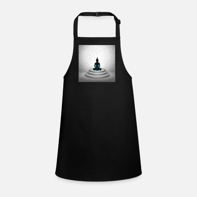 Meditierender Buddha Meditating Buddha Schürze für Kinder
