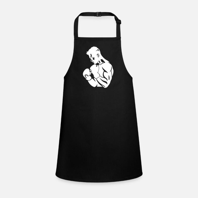 Boxer Drawing Children's Apron