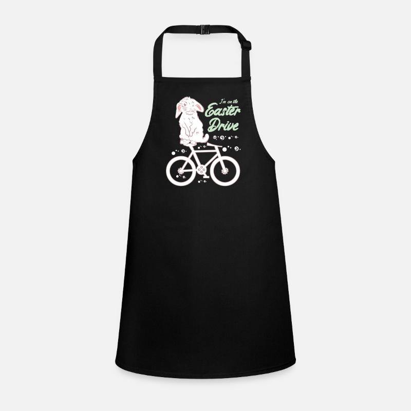 Lapin de Pâques avec vélo Tablier Enfant