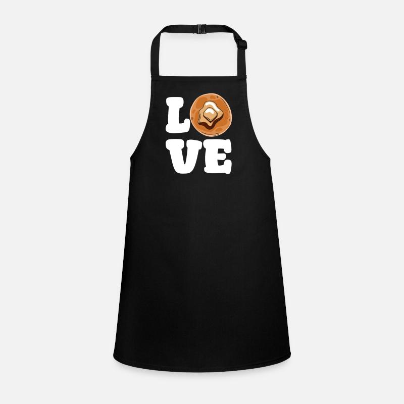 L’amour pour les amateurs de crêpes Tablier Enfant