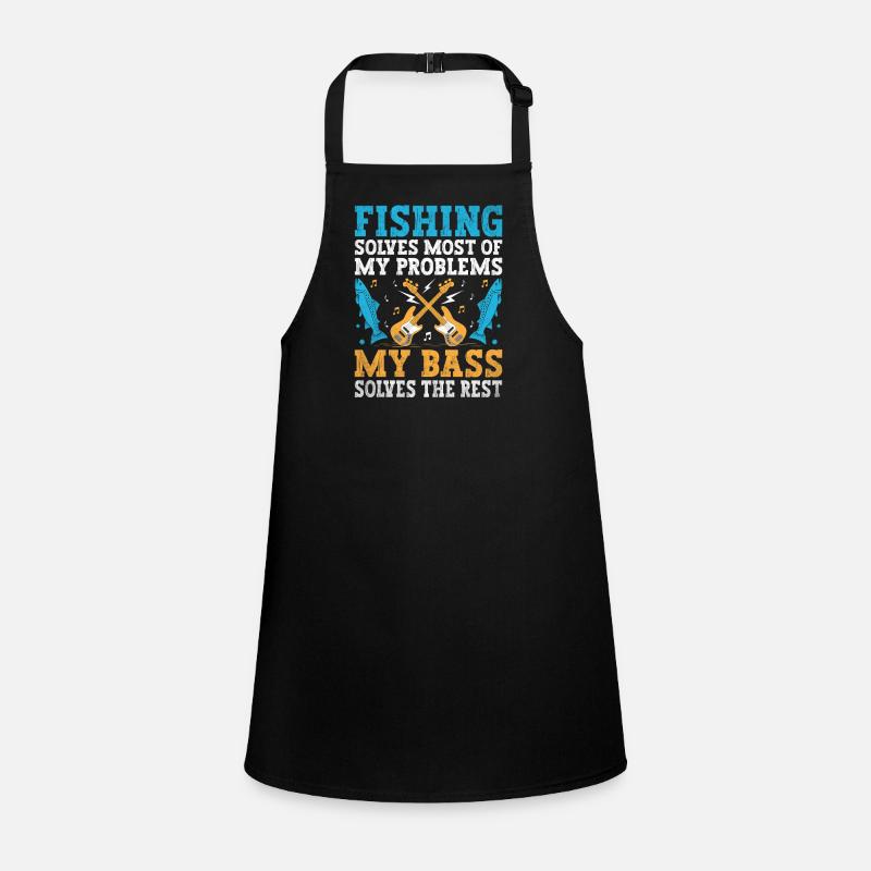 Fishing Solves Most Of My Problems My Bass Solves Children's Apron