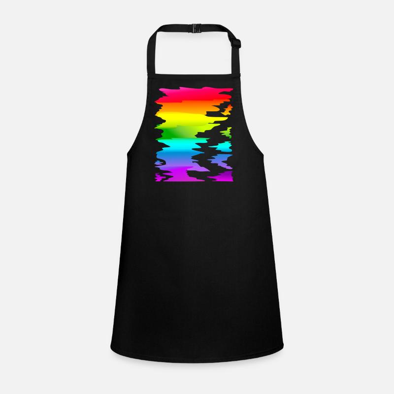 dégradé arc-en-ciel coloré Tablier Enfant