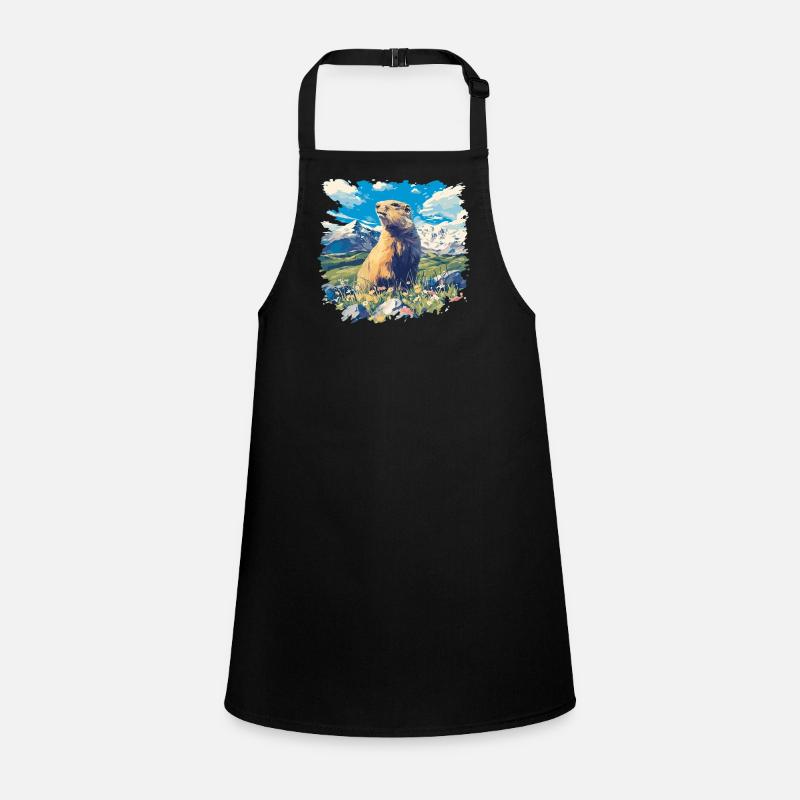 Marmots Groundhog Children's Apron