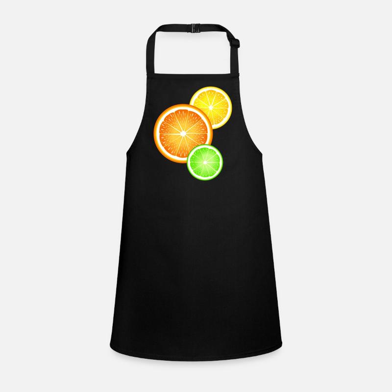 Agrumes Orange Citron Citron Lime Tablier Enfant