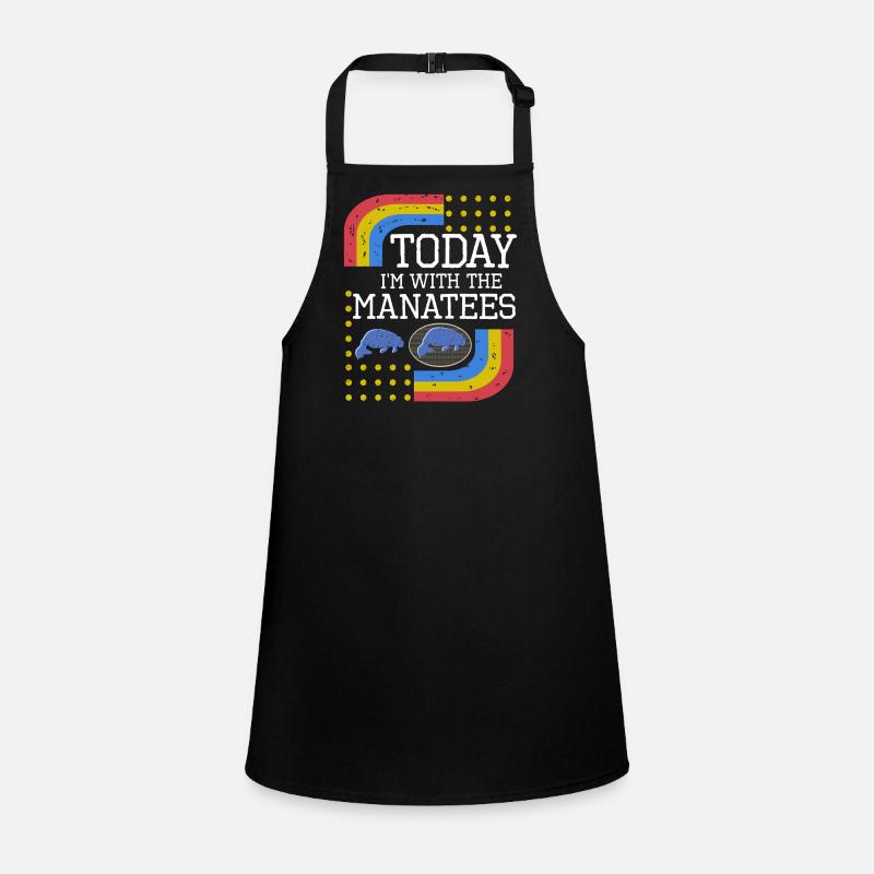 Vintage Slogan MANATEES Children's Apron