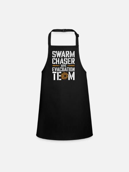 Bee Removal Specialist Live Swarm Rescue - Children's Apron - black - Front