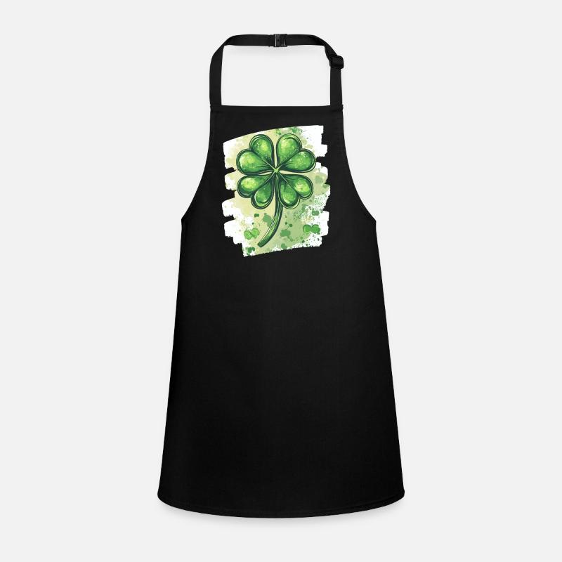 St. Patricks day Kleeblatt Schürze für Kinder