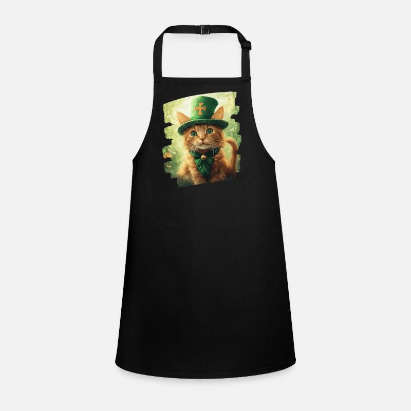 Chat de la Saint-Patrick Tablier Enfant