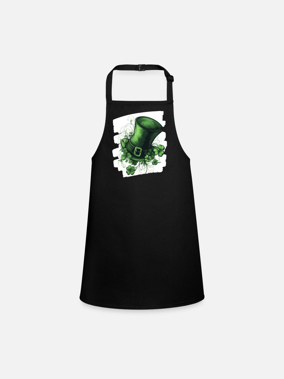 La Saint-Patrick - Tablier Enfant - noir - Devant
