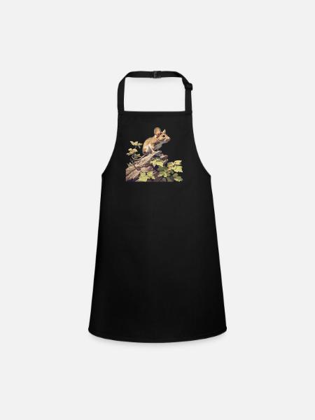 Souris Souris - Tablier Enfant - noir - Devant