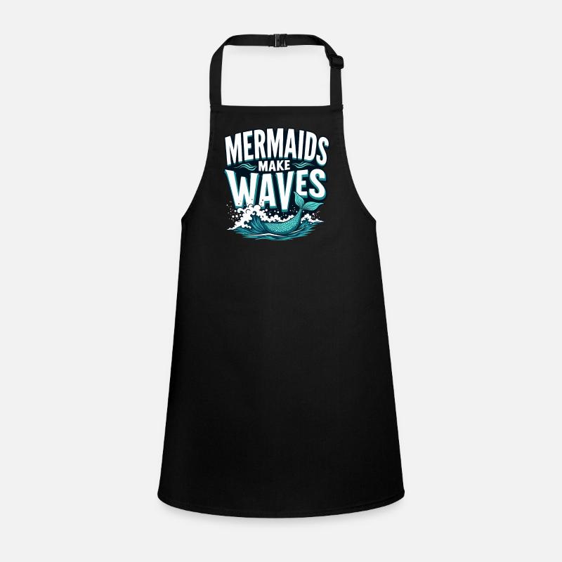 Mermaid Underwater Performer Mermaid Children's Apron