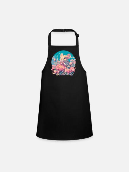 Souris Souris - Tablier Enfant - noir - Devant