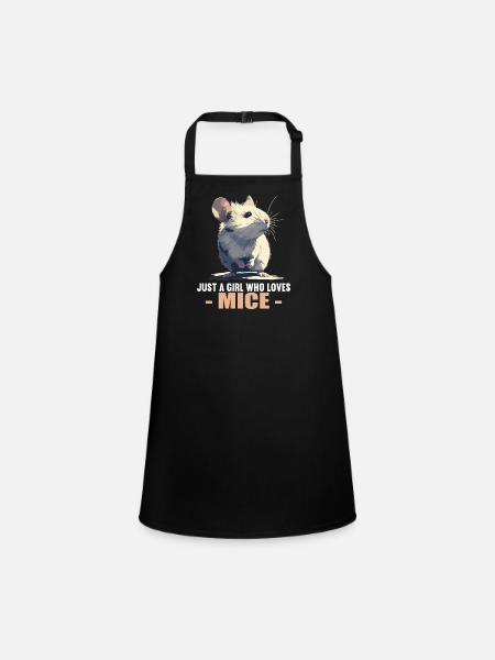 Souris Souris - Tablier Enfant - noir - Devant