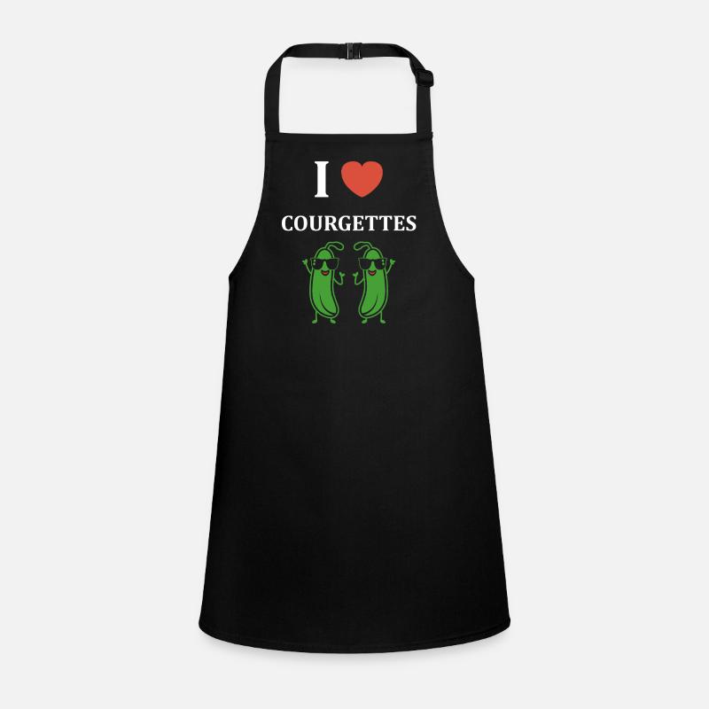 Humour Courgette Tablier Enfant