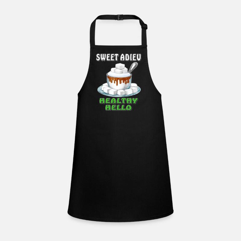 SUGAR SWEET ADIEU HEALTHY HELLO Children's Apron