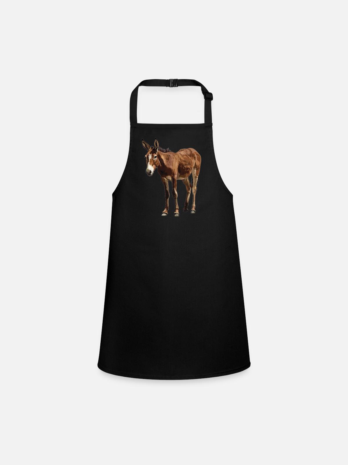 Mules Mule - Children's Apron - black - Front