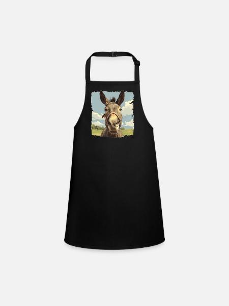 Mules Mule - Children's Apron - black - Front