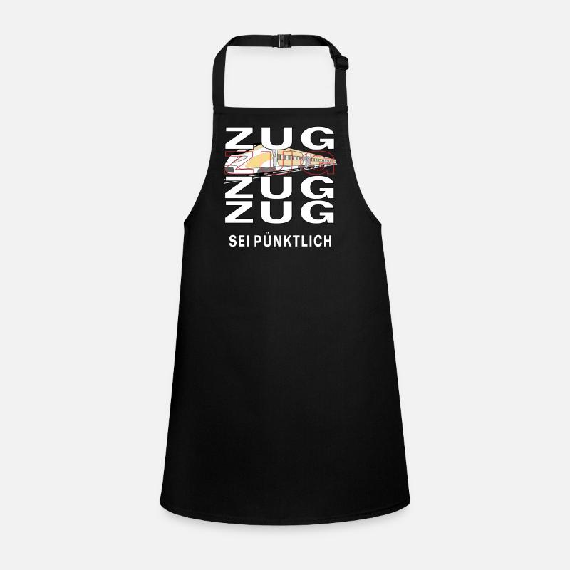ZUG SEI PÜNKTLICH Schürze für Kinder