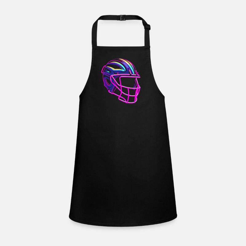 Lacrosse Helm Synthwave Schürze für Kinder