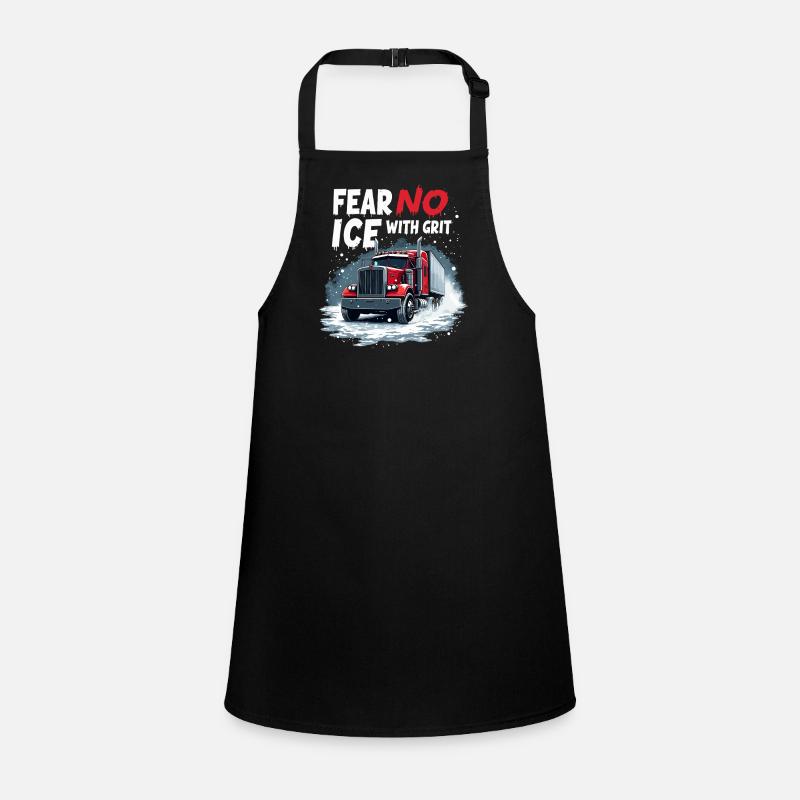 e Road Trucker Extreme Winter Driving Children's Apron