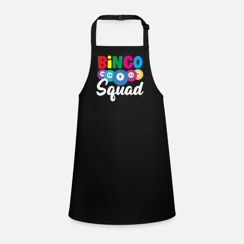 Bingo Squad Colorful Gameplay Children's Apron