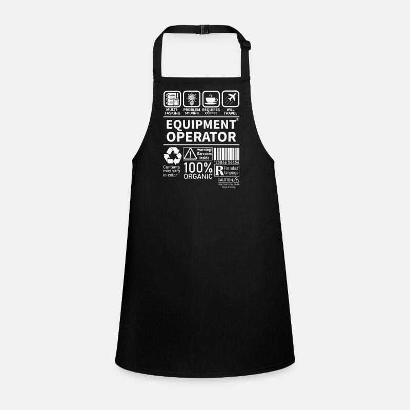 Equipment operator multi tasking problem solving Schürze für Kinder