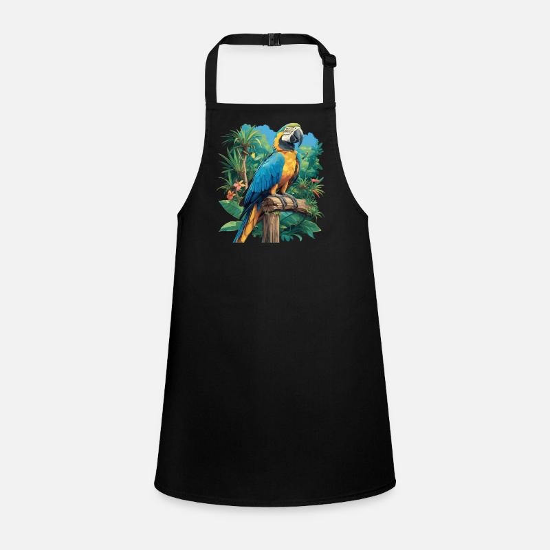 Parrot Parrot Parrot Children's Apron