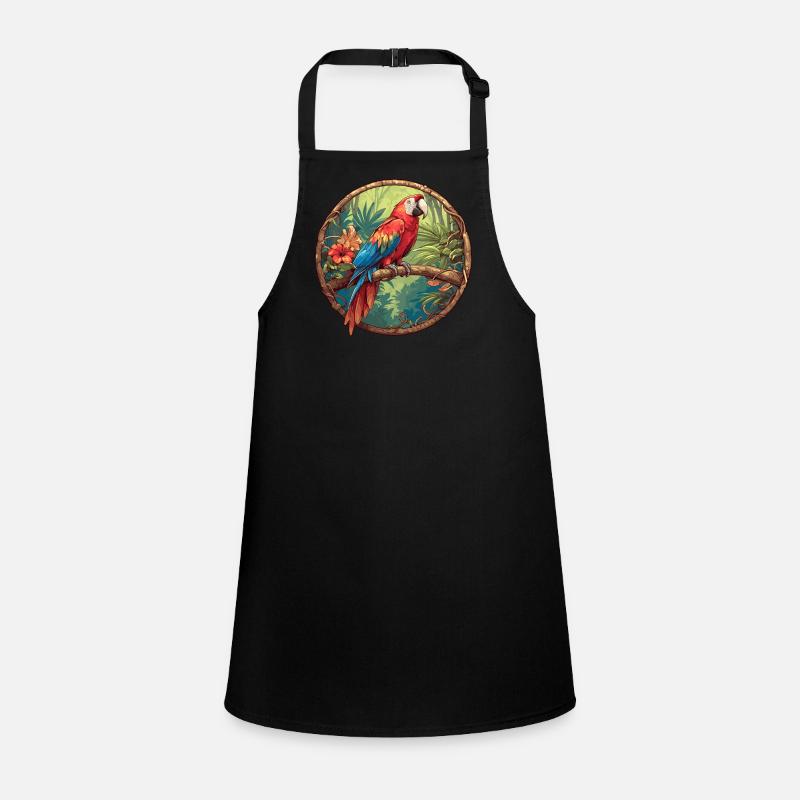 Parrot Parrot Parrot Children's Apron