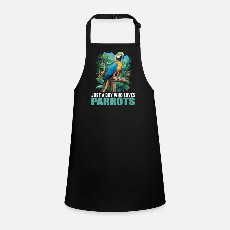 Parrot Parrot Parrot Children's Apron