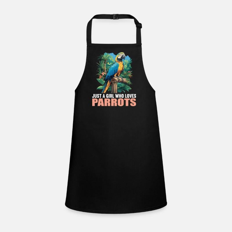 Parrot Parrot Parrot Children's Apron