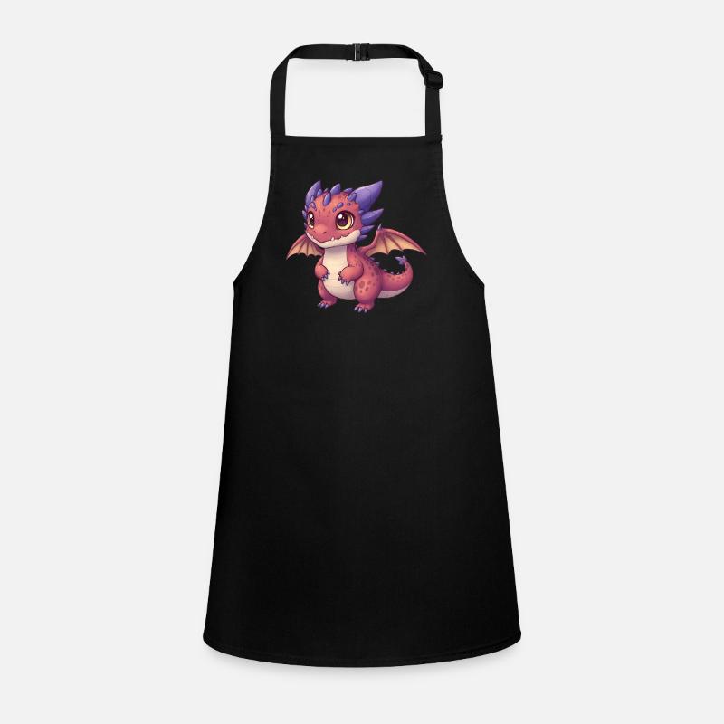 Dino Cartoon Dragon Children's Apron