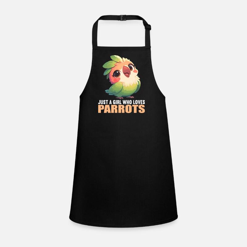 Papageie Papagei Schürze für Kinder