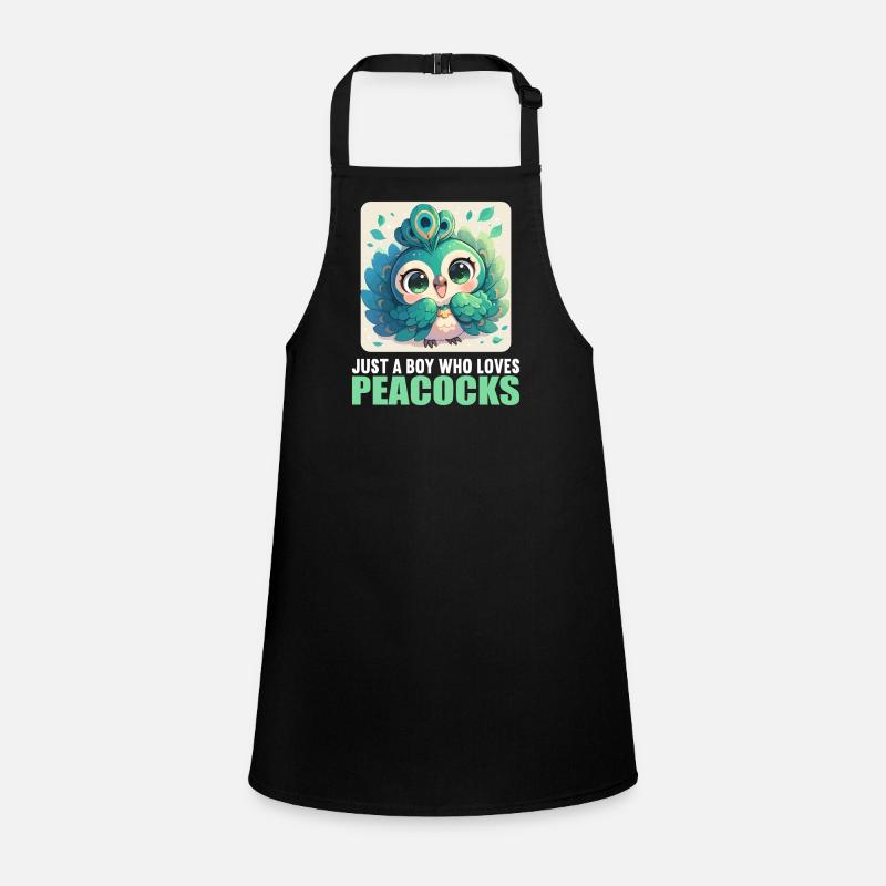 Paons Paon Tablier Enfant