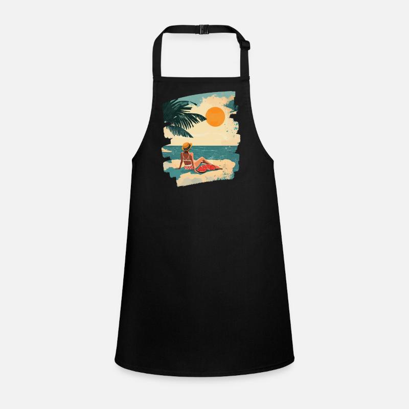 Summer Beach Retro Children's Apron