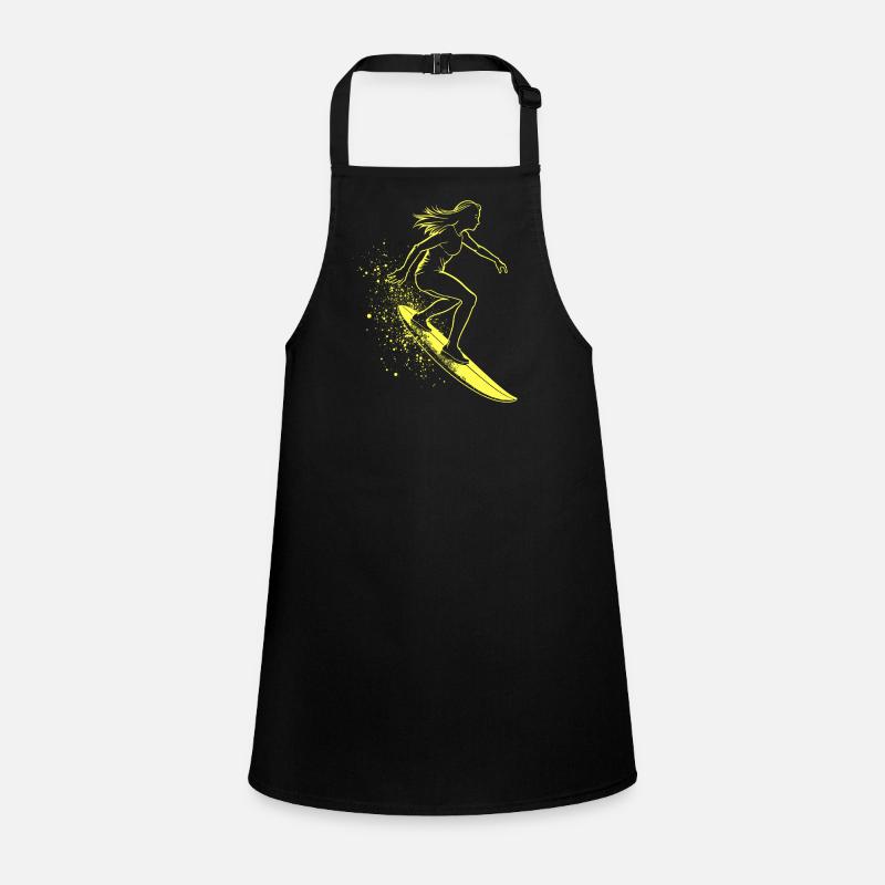Stylish Surfer Surfing Surfer Surfer Children's Apron