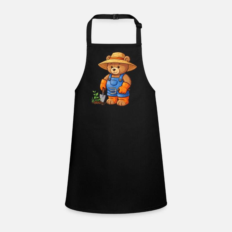 Teddy Bear Gardener Children's Apron