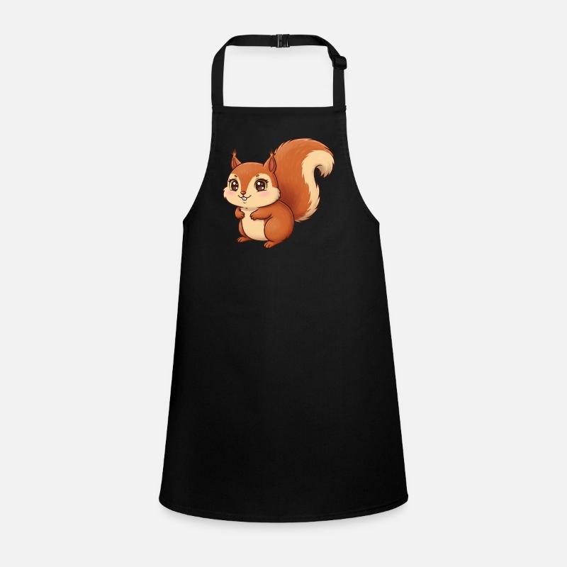 Tier Cartoon Eichhörnchen Schürze für Kinder