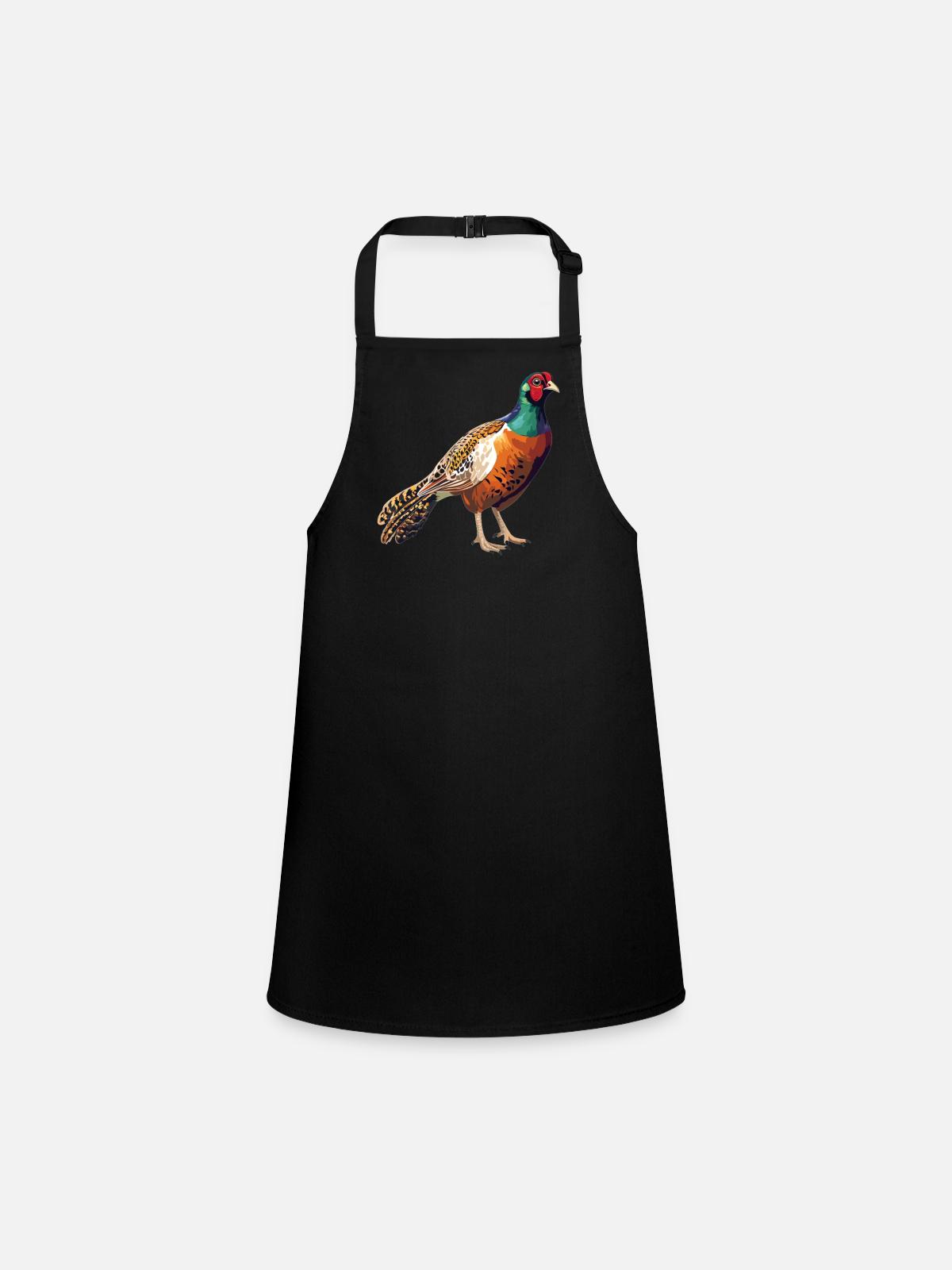 Pheasants Pheasant - Children's Apron - black - Front